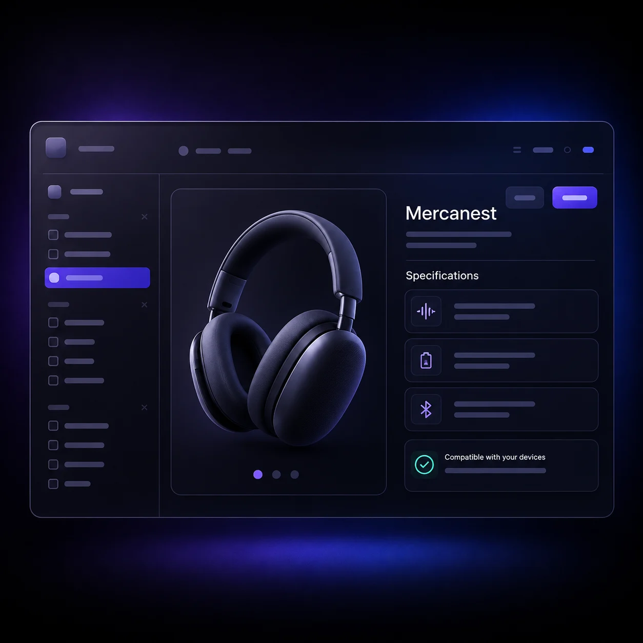 Illustrative Mercanest product catalog preview